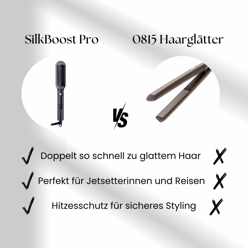 Haarglätterbürste SilkBoost Pro™ - Opuia